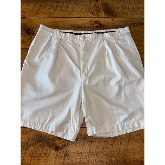 Polo Ralph Lauren Mens Light Khaki Chino Tyler Short Pockets Size 42 - Picture 1 of 10